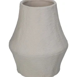 Potten En Vazen|ohgreen Vaas poselein wit 12.6x12.6x15.3cm