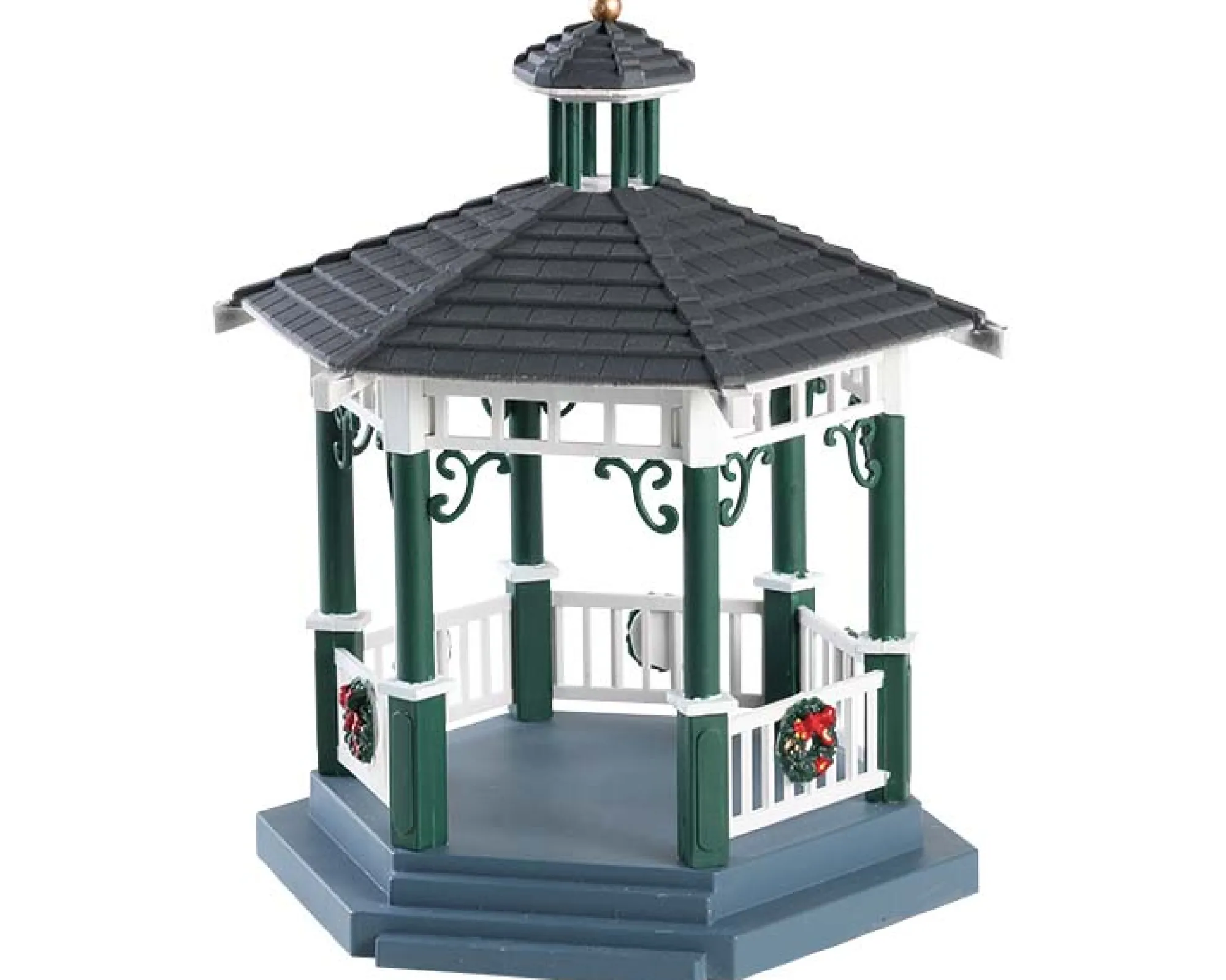 Lemax Kerstdorpen|ohgreen Victorian park gazebo