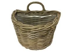 Potten En Vazen|ohgreen Wandhanger antiekgrijs 38X24H25CM