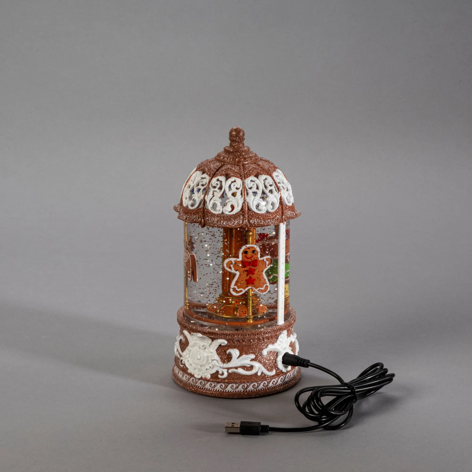 Deco Verlichting Binnen|ohgreen Waterspinner caroussel peperkoekfiguurtjes led warmwit voor binnen