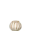 Sfeermakers|ohgreen Windlicht bol gl tr/gd s (11x11x9.5cm)