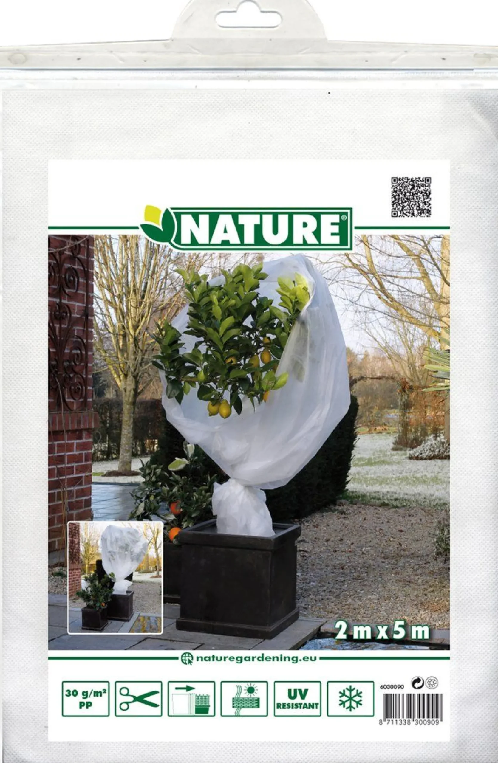 Winter|Ecocheques|ohgreen Winterafdekvlies 2x5m wit 30g/m²