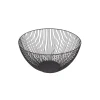 Servies|ohgreen WIRE MAND ZWART D25CM H14CM