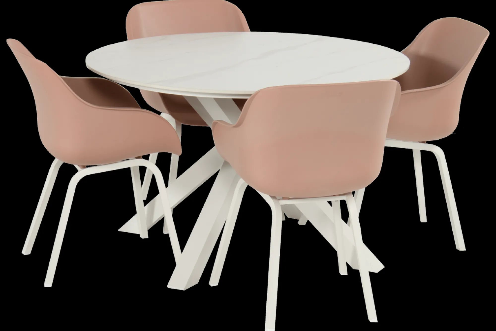 Tuinmeubelen|ohgreen Xander tafel rond wit
